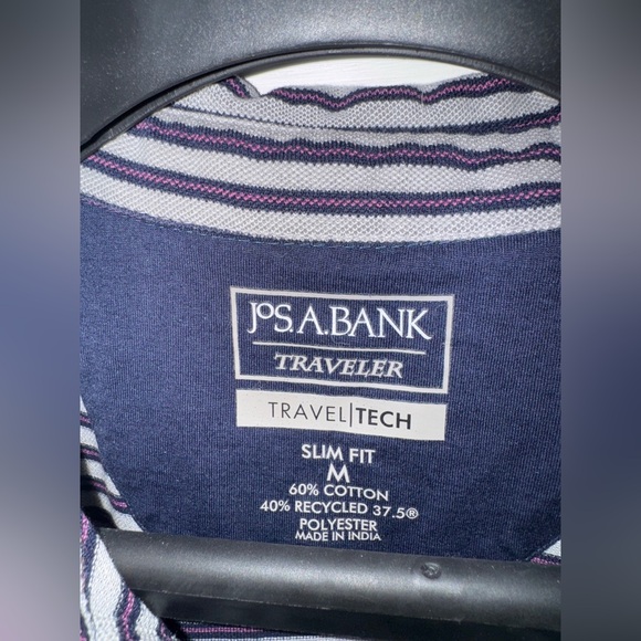 Jos. A Bank striped polo - Picture 2 of 3